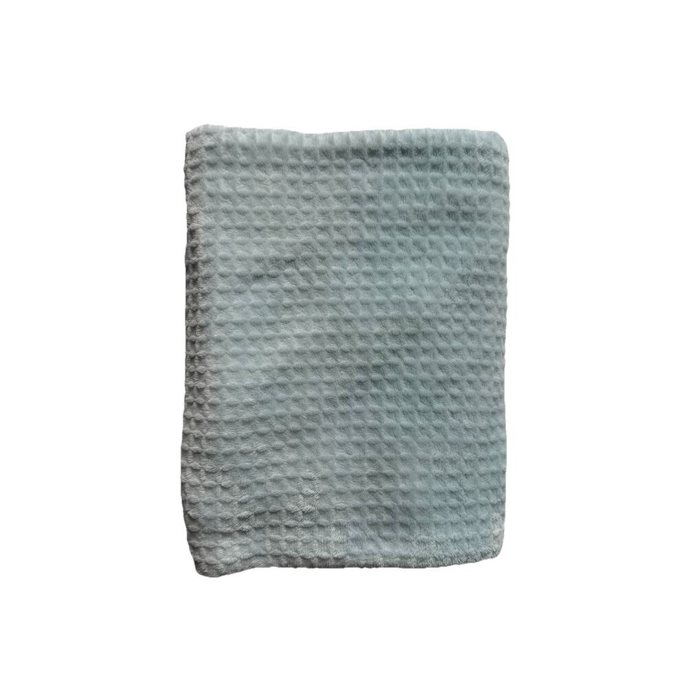 Adirondack Baby Mint Green Waffle Weave Textured Blanket Lovey Kids Soft Plush